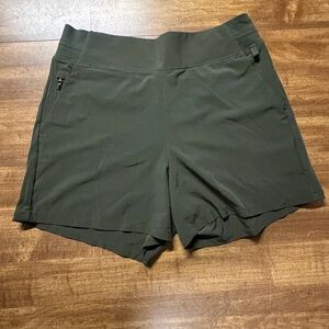 Athleta Dark Green Athletic Shorts